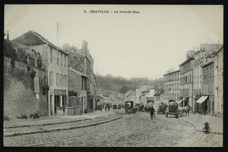 Carte postale ancienne La Grande Rue à Chaville
