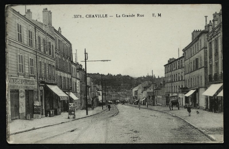 Carte postale ancienne La Grande Rue à Chaville