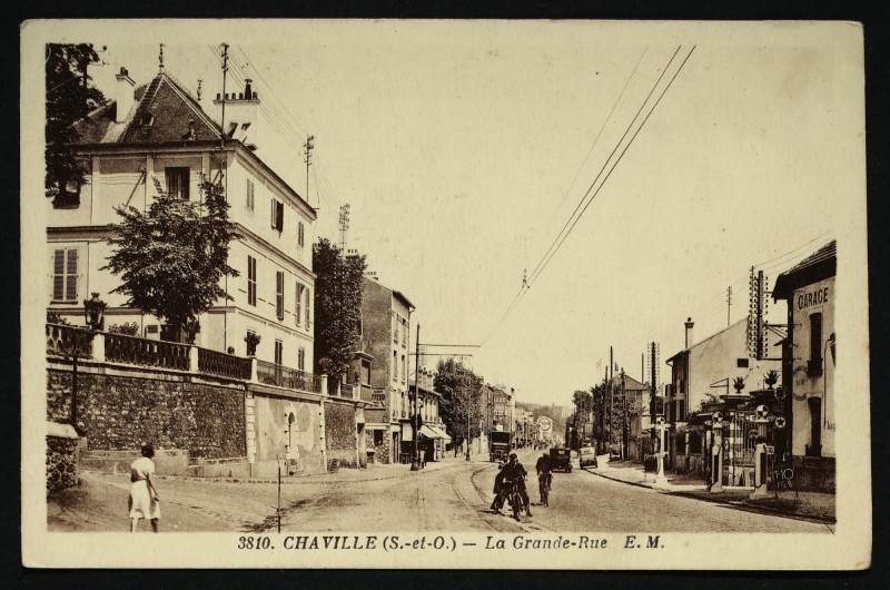 Carte postale ancienne La Grande-Rue à Chaville