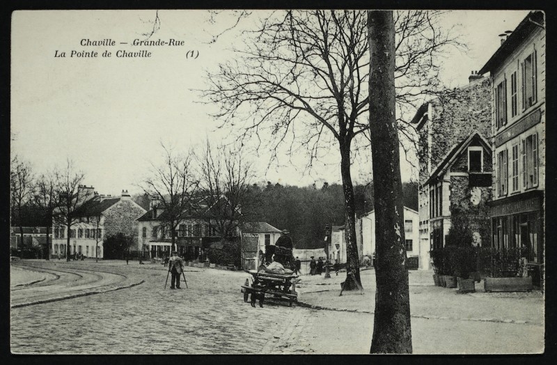 Carte postale ancienne Grande-Rue - La Pointe de Chaville à Chaville