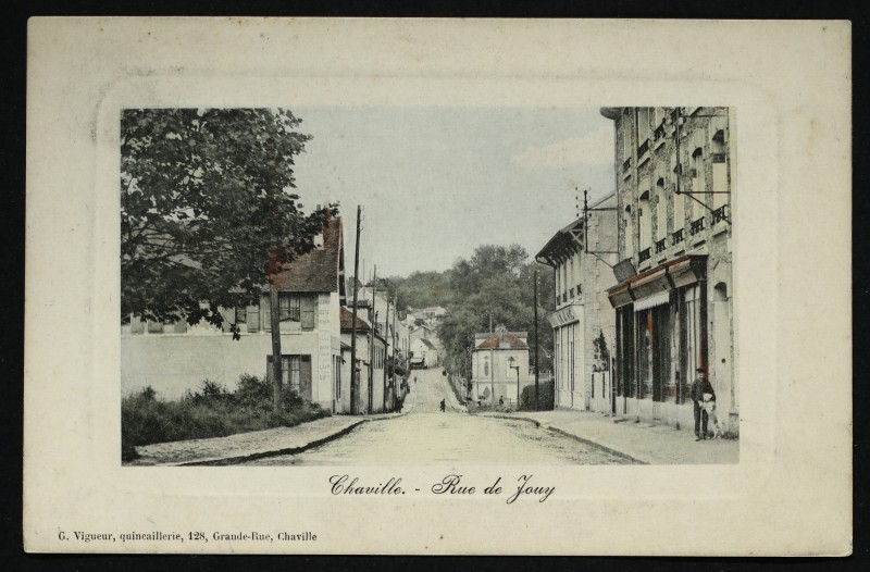 Carte postale ancienne Rue de Jouy à Viroflay