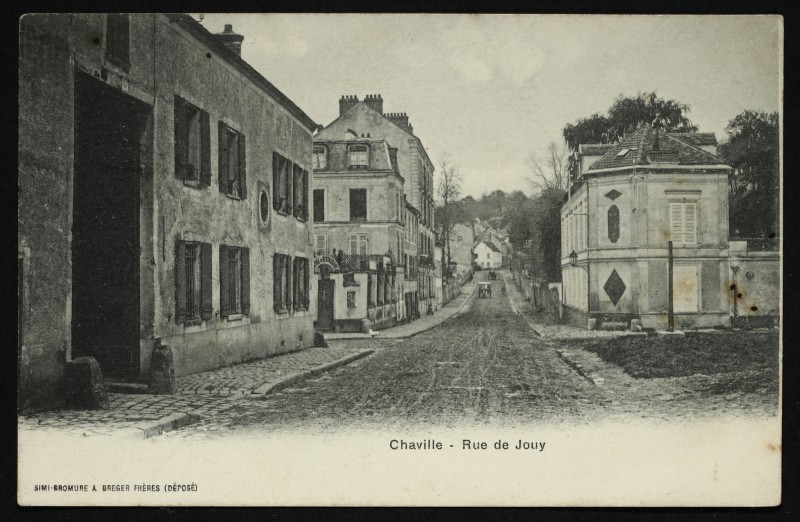 Carte postale ancienne Rue de Jouy à Viroflay