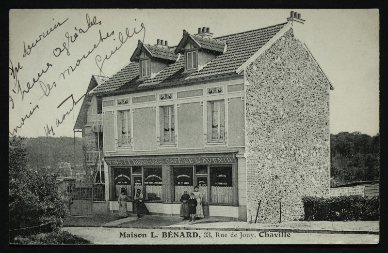 Carte postale ancienne Maison L. Bénard, 33 Rue de Jouy à Chaville