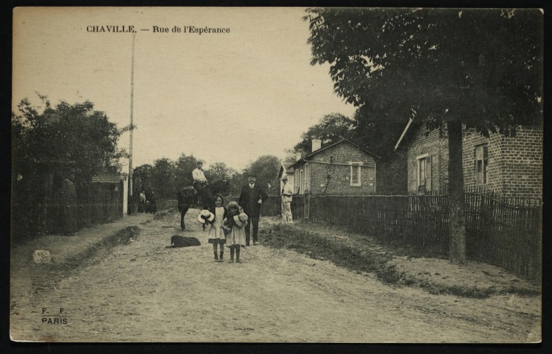 Carte postale ancienne Rue de l'Espérance à Chaville