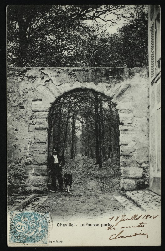 Carte postale ancienne La fausse porte à Chaville