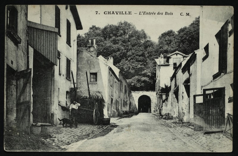 Carte postale ancienne L'Entrée des Bois à Chaville