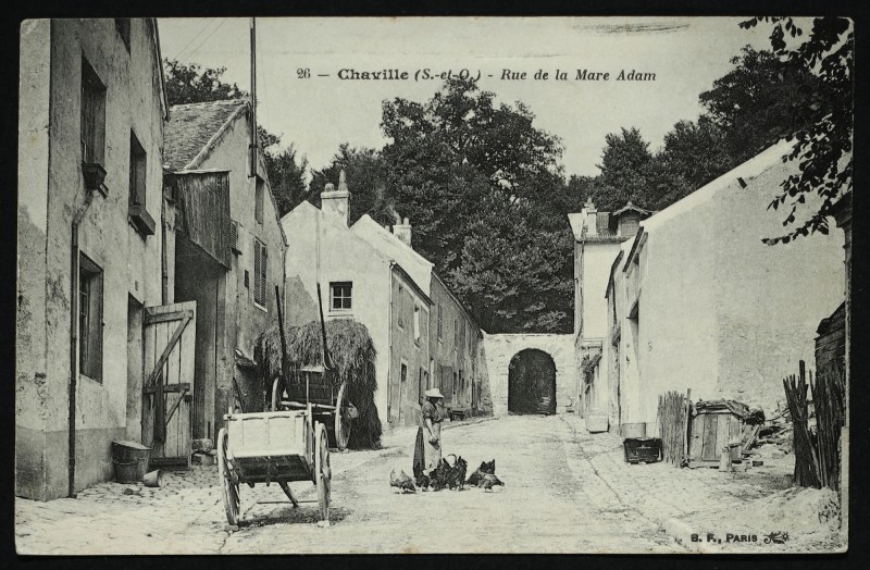 Carte postale ancienne Rue de la Mare Adam à Chaville