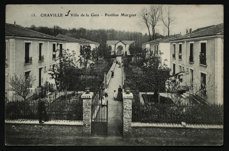 Carte postale ancienne Villa de la Gare - Pavillon Margeot à Chaville