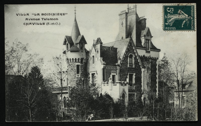 Carte postale ancienne Villa 'La Boidinière" Avenue Talamon à Chaville