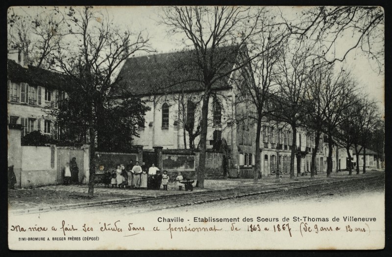 Carte postale ancienne Les Fauvettes à Chaville