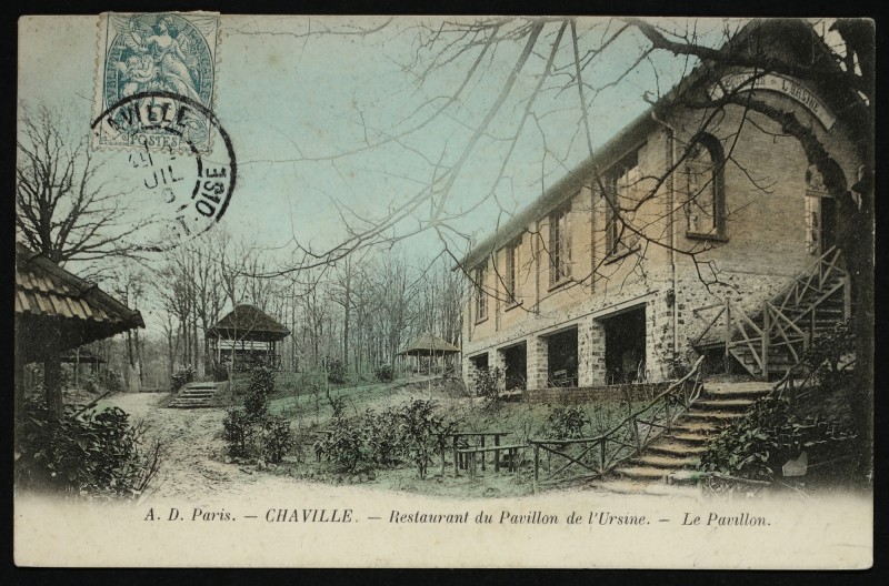 Carte postale ancienne Restaurant du Pavillon de l'Ursine. - Le Pavillon à Vélizy-Villacoublay