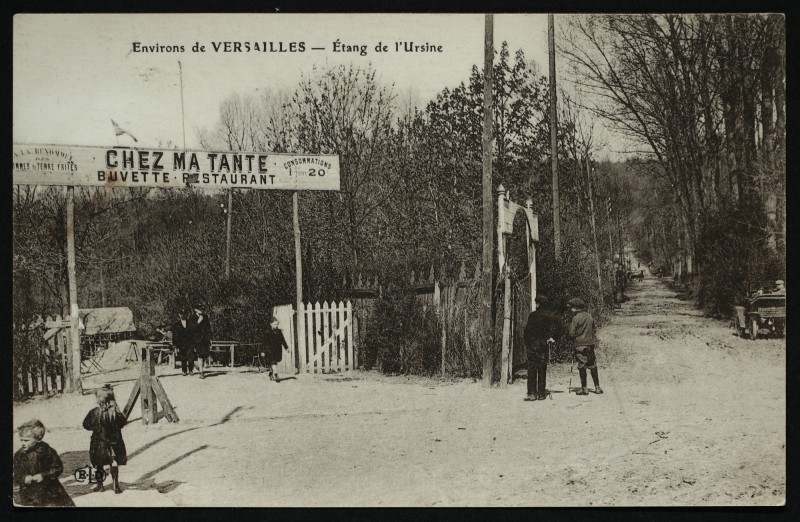 Carte postale ancienne Etang de l'Ursine ["chez ma Tante"] à Vélizy-Villacoublay