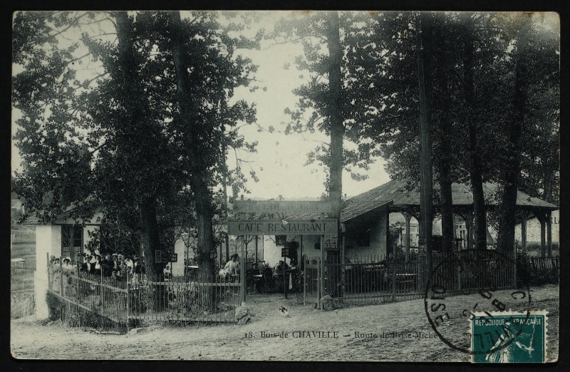 Carte postale ancienne Route de Brise-Miche [Au Petit Trianon] à Chaville