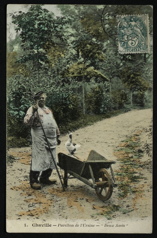 Carte postale ancienne Pavillon de l'Ursine - "Deux Amis" à Chaville