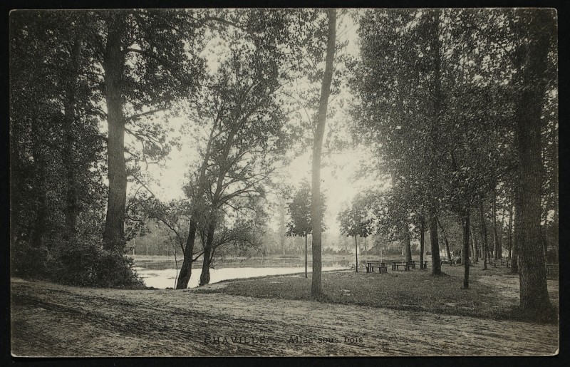 Carte postale ancienne Chaville Allee sous Bois à Chaville