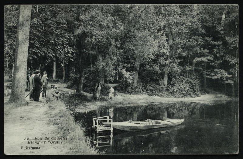 Carte postale ancienne Bois de Chaville - Etang de l'Ursine à Vélizy-Villacoublay