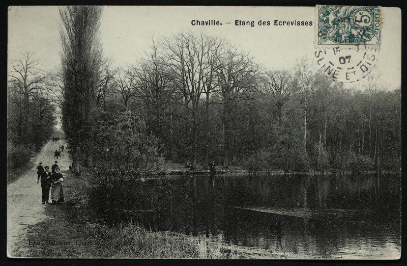 Carte postale ancienne Etang des Ecrevisses à Chaville