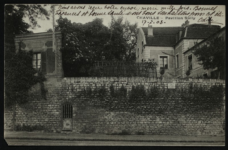 Carte postale ancienne Pavillon Sully à Chaville