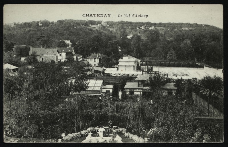 Carte postale ancienne Le val d'Aulnay à Châtenay-Malabry