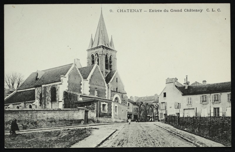 Carte postale ancienne Entrée du Grand Châtenay à Châtenay-Malabry