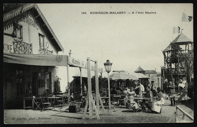 Carte postale ancienne A l'Ami Maxime à Châtenay-Malabry