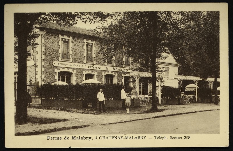 Carte postale ancienne Ferme de Malabry à Châtenay-Malabry