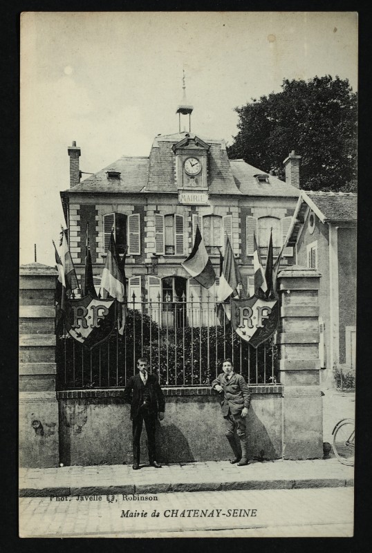 Carte postale ancienne Mairie à Châtenay-Malabry