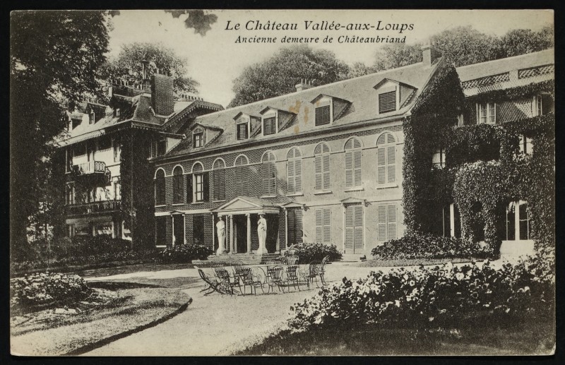 Carte postale ancienne Le château Vallée-aux-Loups-ancienne demeure de Châteaubriand à Châtenay-Malabry