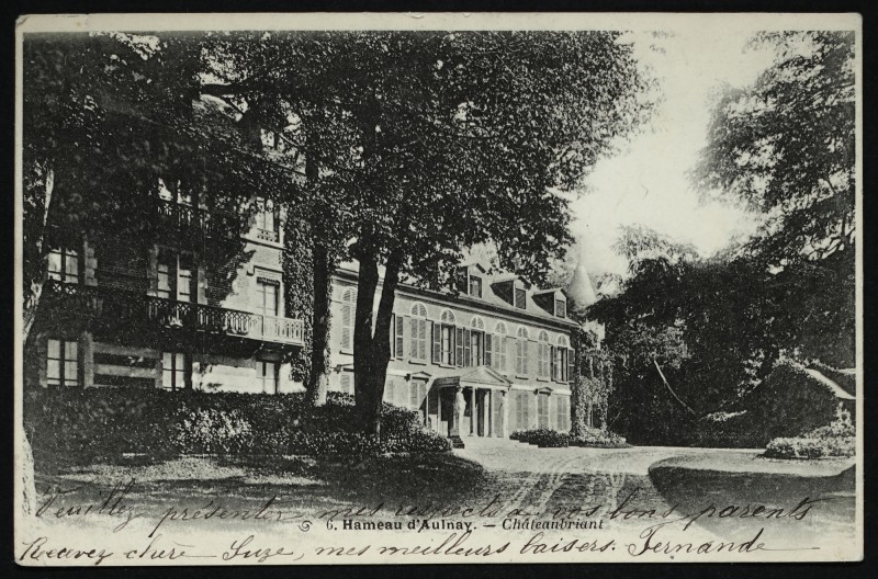 Carte postale ancienne Hameau d'Aulnay-Chateaubriand à Châtenay-Malabry