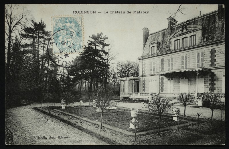Carte postale ancienne Robinson - Le Château de Malabry à Châtenay-Malabry