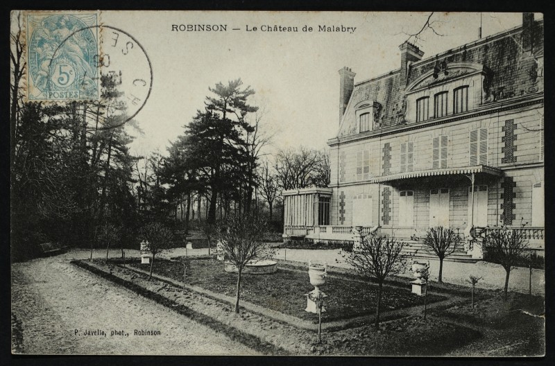 Carte postale ancienne Robinson - Le Château de Malabry à Châtenay-Malabry