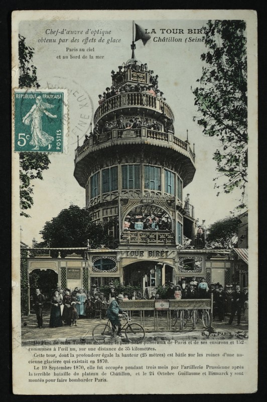 Carte postale ancienne La Tour Biret à Châtillon