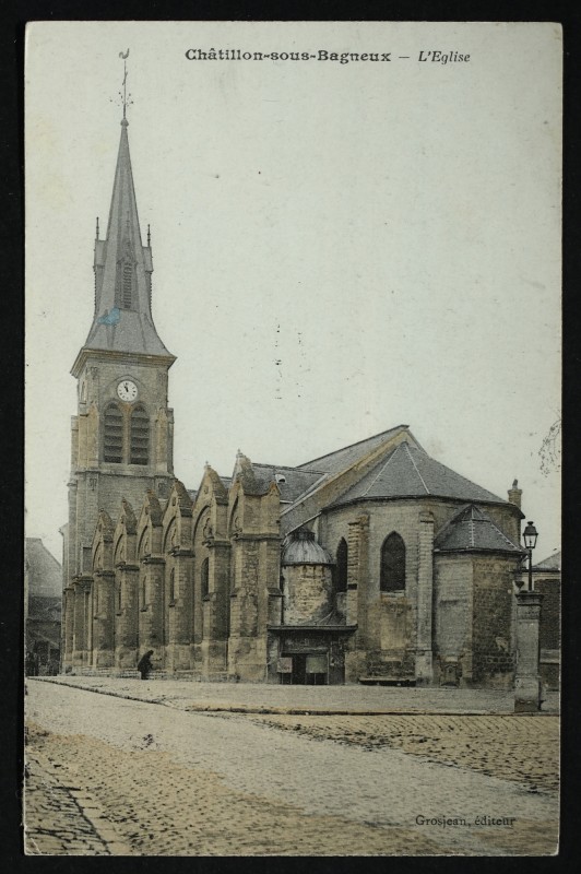Carte postale ancienne L'Eglise à Châtillon