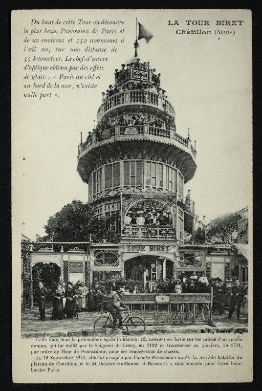 Carte postale ancienne La Tour Biret à Châtillon