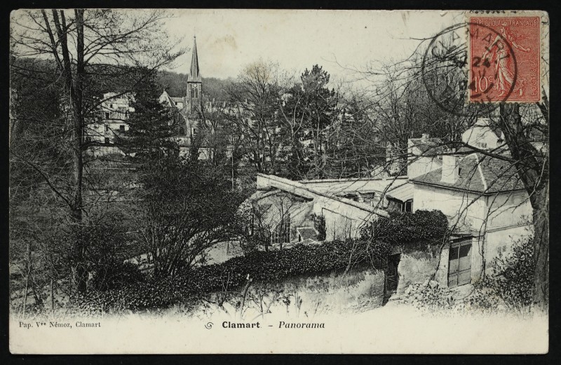 Carte postale ancienne Panorama à Clamart