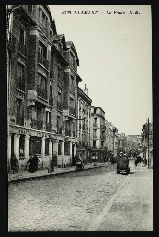 Carte postale ancienne La Poste à Clamart