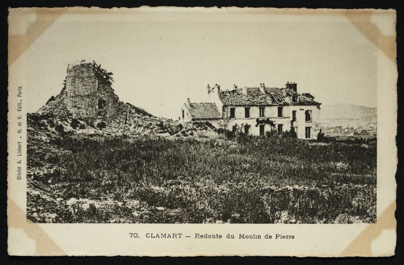 Carte postale ancienne Redoute du Moulin de Pierre à Clamart