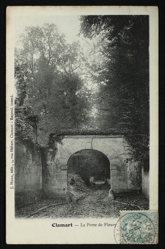 Carte postale ancienne La Porte de Fleury à Clamart