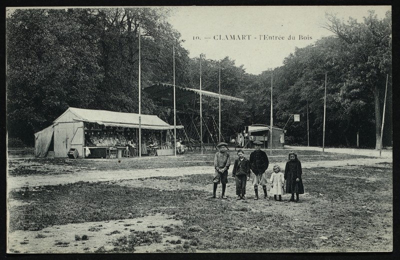 Carte postale ancienne L'Entrée du Bois à Clamart