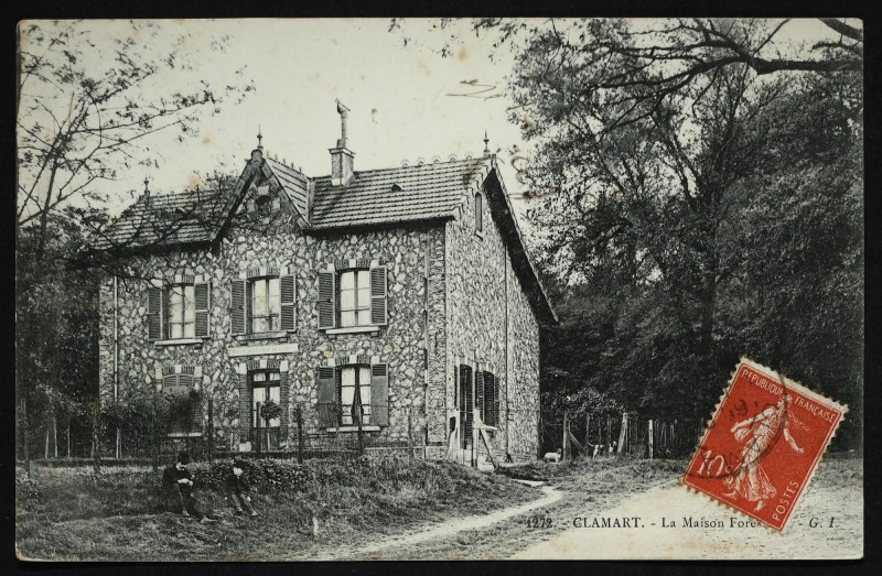 Carte postale ancienne La Maison Forestière à Clamart