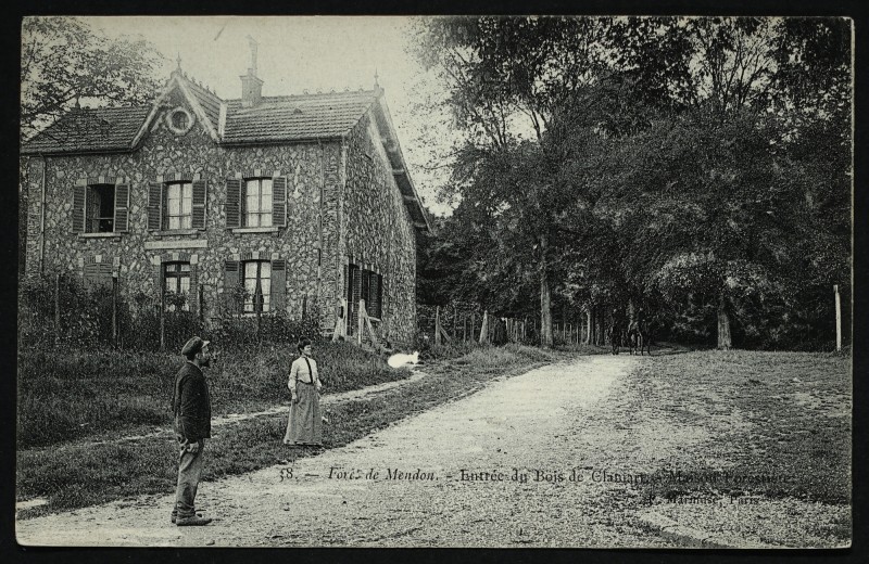 Carte postale ancienne La Maison Forestière à Clamart