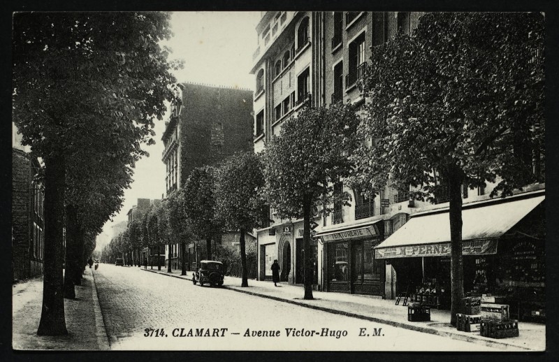 Carte postale ancienne Avenue Victor-Hugo à Clamart