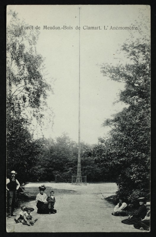 Carte postale ancienne Bois de Clamart - Carrefour de la Petite Plaine anémomètre à Clamart
