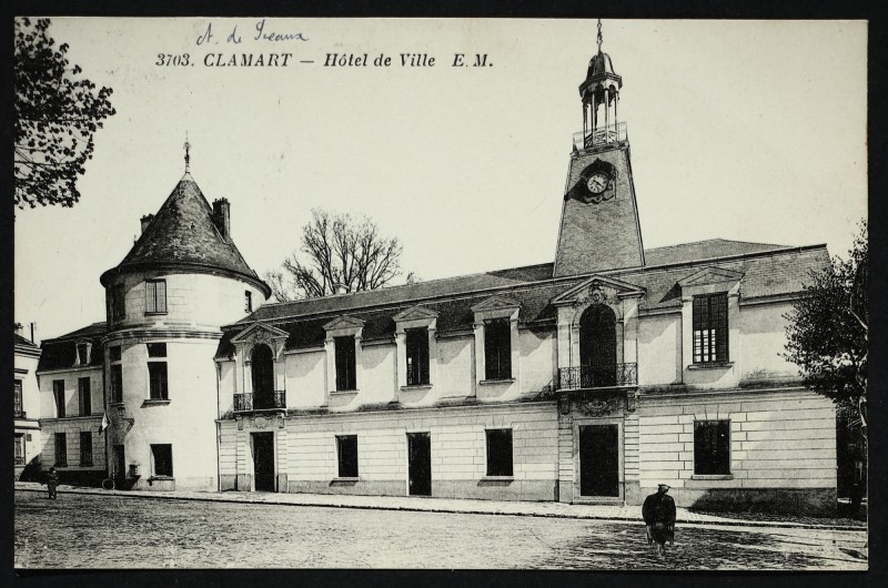 Carte postale ancienne Hôtel de Ville à Clamart