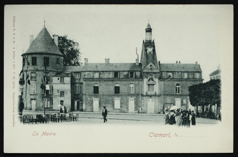 Carte postale ancienne La Mairie à Clamart