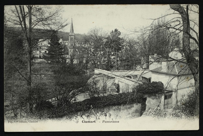 Carte postale ancienne Panorama à Clamart