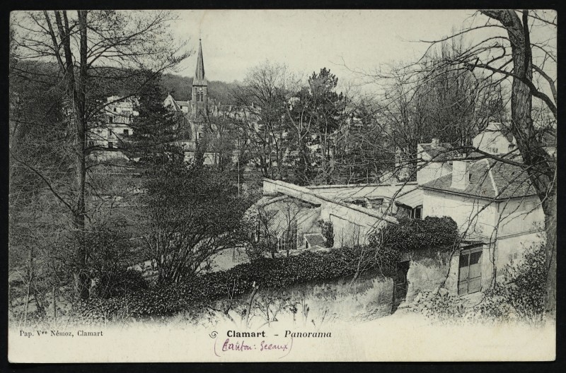 Carte postale ancienne Panorama à Clamart