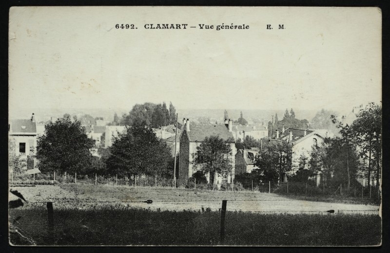 Carte postale ancienne Vue générale à Clamart