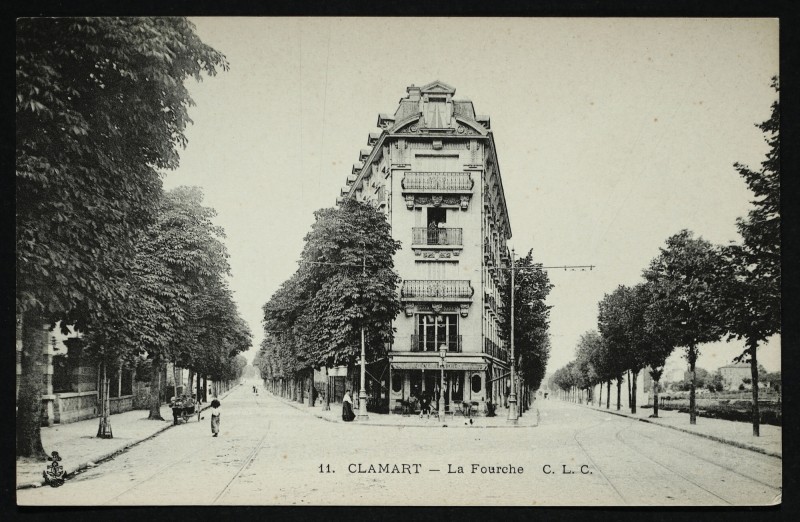 Carte postale ancienne La Fourche à Clamart