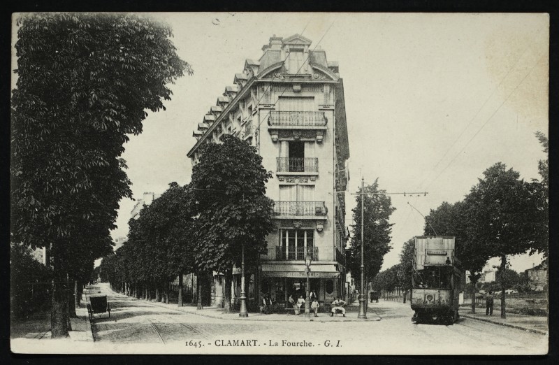 Carte postale ancienne La Fourche à Clamart